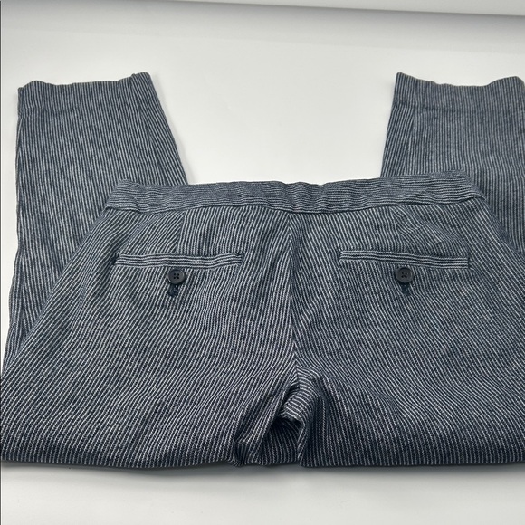 Banana Republic Men's Pinstriped Black Pants - Picture 5 of 16